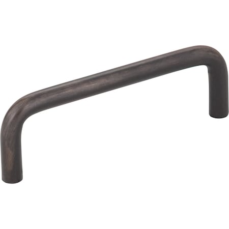 Elements 3-1/2" Center-to-Center Brushed Oil Rubbed Bronze Torino Cabinet Wire Pull S271-3.5DBAC